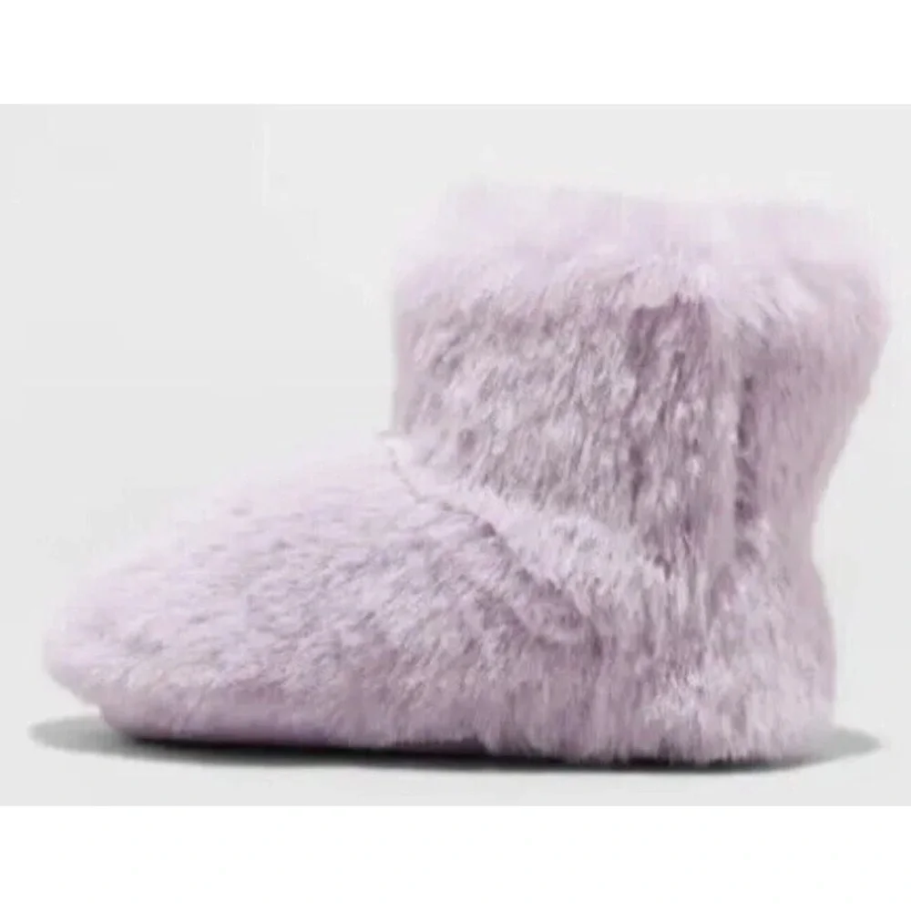Cat & Jack Purple Kids Slippers